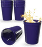 PartyPrints 10 Pack 16 oz Purple Reusable Blank Plastic Cups, Stadium Cups Bulk by PartyPrints