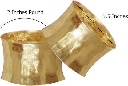 COTTON CRAFT Gold Napkin Rings - Image 3