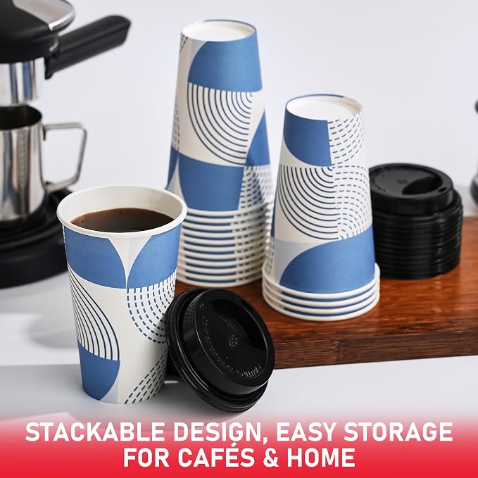 16 oz Disposable Paper Coffee Cups - Image 6
