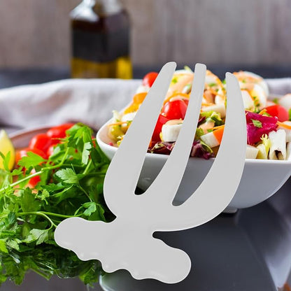 VOSAREA Salad Tongs 2pcs Salad Hands Plastic Salad Serving Hands Salad Tongs - Image 7