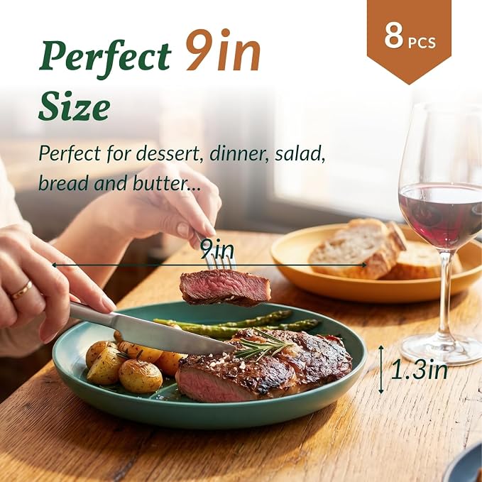 Deep Dinner Plates Set of 8 Alternative - Image 2