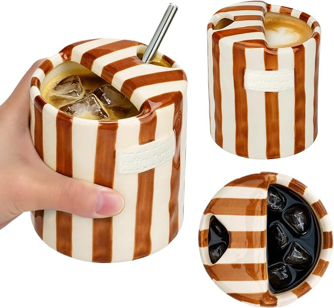 Ceramic Coffee Mug Novelty Ceramic Travel Mug Cute Espresso Cups To Go by Unknown