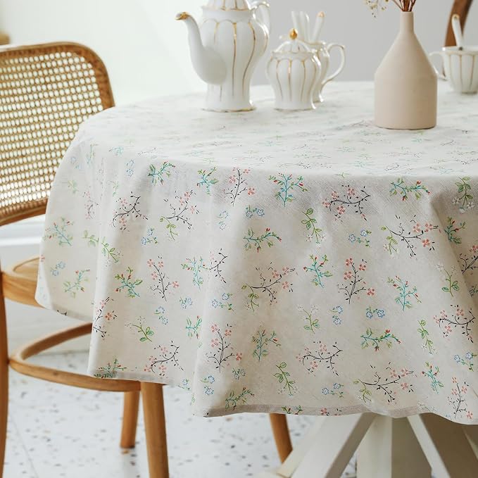 Pastoral Round Tablecloth by YiHomer