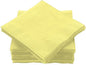 Cocktail Napkins Disposable, Light Yellow Beverage Napkins Soft and Absorbent Paper Napkins for Dinner, Party, Wedding, Or Every Day Use, 7” x 7” 2 Ply Party Napkins, Pack of 40 - By Amcrate