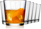 Libbey Bar Essentials Double Old Fashioned Glasses, 12 oz, Modern Rocks Glass by Libbey