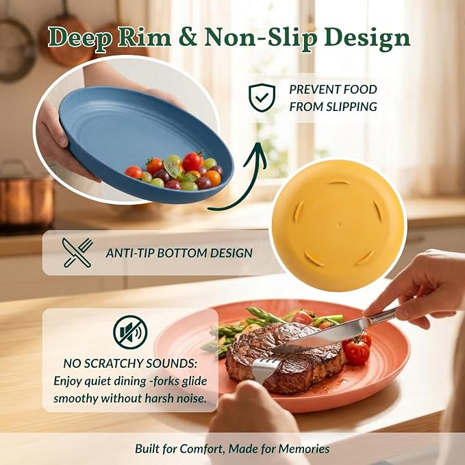 Deep Dinner Plates Set of 8 Alternative - Image 4