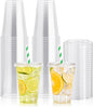 JOLLY PARTY 100Pack 16 oz Clear Plastic Cups by JOLLYPARTY