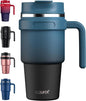 20 oz Insulated Travel Coffee Mug Tumbler by ALOUFEA