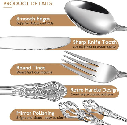 Gorgeous Retro Royal Silverware Set - Image 3