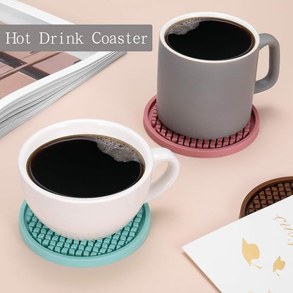 ME.FAN Silicone Coasters Thickened Drink Coasters - Image 5