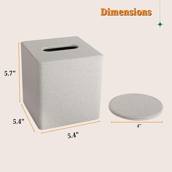 LAMOTI Tissue Box Cover Square - Image 7