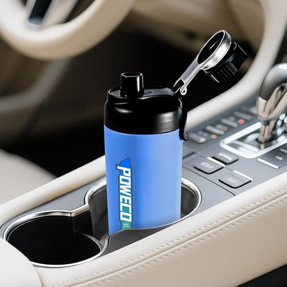 Ceramic Lined Water Bottle, 18 oz Insulated Travel Mug - Image 6