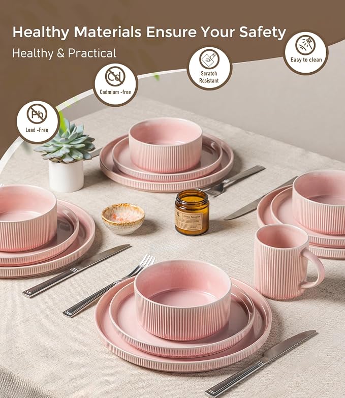 GBHOME Stoneware Dinnerware Sets - Image 5
