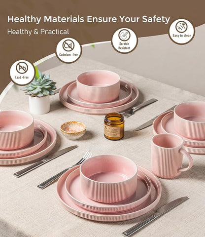 GBHOME Stoneware Dinnerware Sets - Image 5