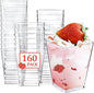 Eupako 160 Pack 5 OZ Plastic Mini Dessert Cups by Eupako