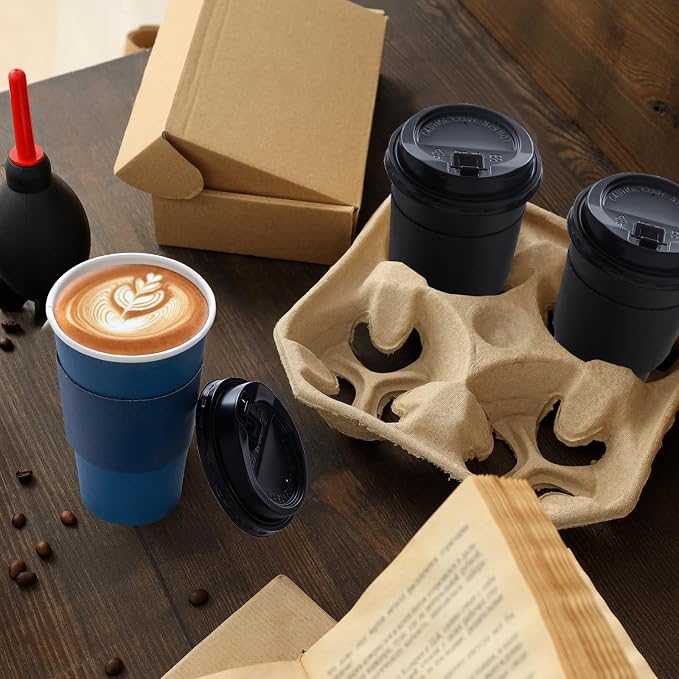 SIUQ 100 Pack 16 oz Coffee Cups - Image 9