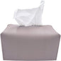 Carrotez Tissue Box Cover, [Refined] Modern PU Leather Rectangular Tissue Box Holder - Decorative Holder/Organizer for Bathroom Vanity Countertop, Night Stands, Office Desk 9.5"X5"X5" - Lavender