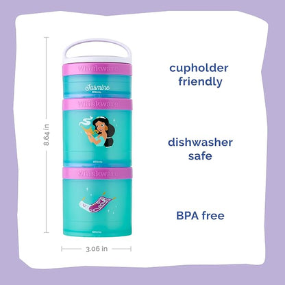 Whiskware Disney Princess Aladdin, Stackable Snack Containers - Image 2