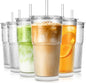 SoulTimes 20oz Wave Ribbed Glass Tumbler by SoulTimes