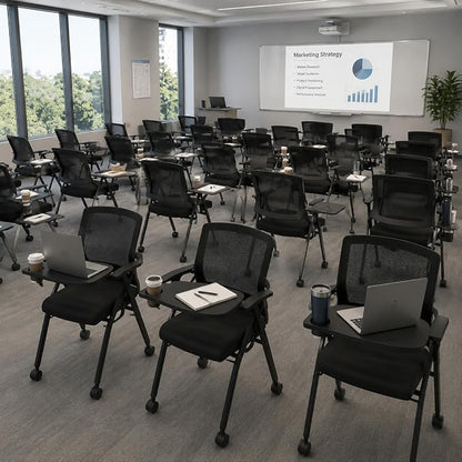 8 Pack Folding Office Chair - Image 2
