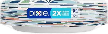 Dixie Large Paper Plates, 10 Inch, 2X Stronger, Microwave-Safe, Soak-Proof - Image 9