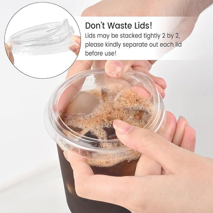 16 oz Clear Plastic Coffee Cups - Image 8
