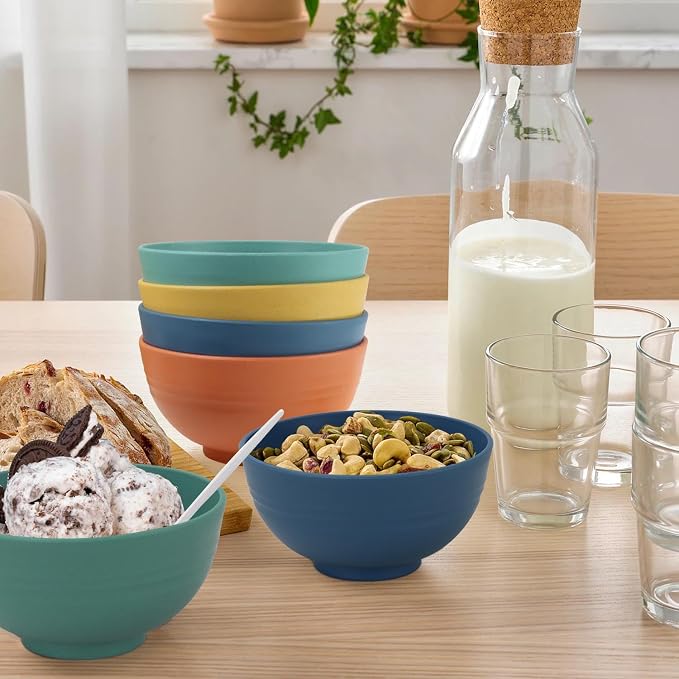 wheat straw small bowls 10oz set of 8 - Image 6