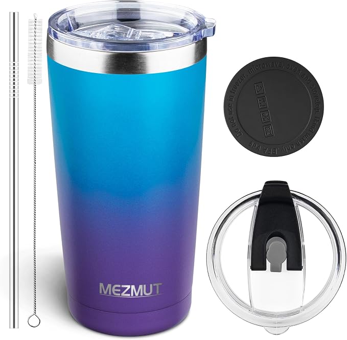 20oz Insulated Tumbler Cup Travel Coffee Mug by MEZMUT