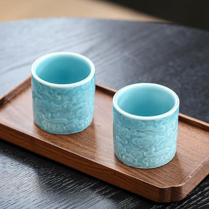 Ceramic Espresso Cups Set of 2 or 4-3oz Demitasse Cups - Image 8