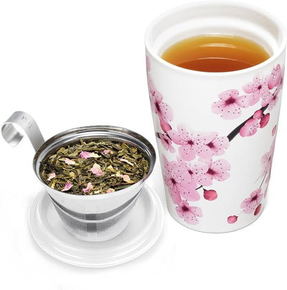 Tea Forte Double-Walled Ceramic Kati Cup, 12 oz | Insulated Ceramic - Image 3