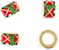 MACKENZIE-CHILDS Set of 4 Polyresin Napkin Rings, Cute Napkin-Holder Rings by Unknown