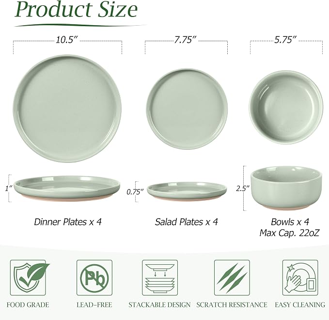 LIANYU Porcelain Dinnerware Set - Image 3