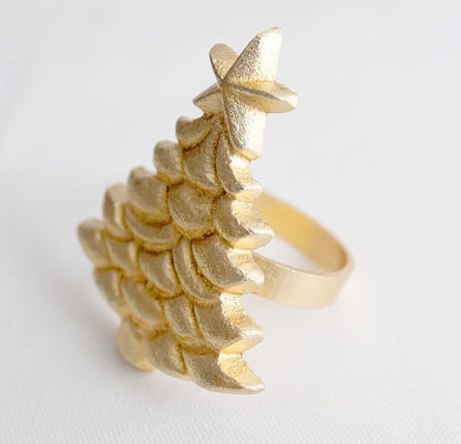 COTTON CRAFT Christmas Tree Napkin Rings - Image 4