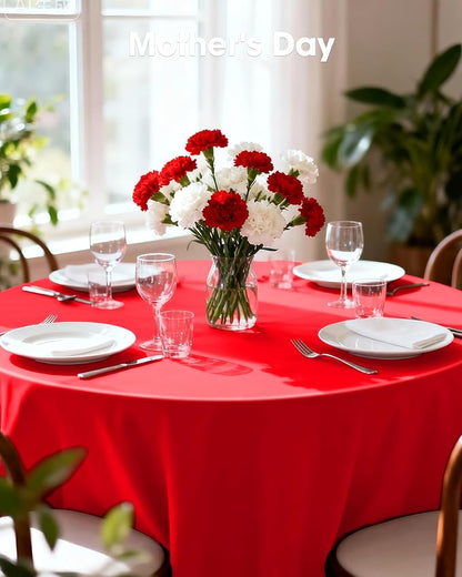 Pureegg Plastic Table Cloth Disposable 12 Pack, Valentines Day, Thanksgiving - Image 8