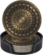 Drink Coasters with Holder Stand Set of 6 by Unknown