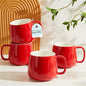 Teocera 16oz Ceramic Coffee Mugs Set of 4 – Stackable Latte Cups, Dishwasher & by Teocera