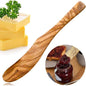 6.8 Inch Olive Wood Butter Knife Spreader, peanut butter on sandwiches by FHUMMYBT
