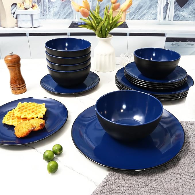 TP 18-Piece Melamine Dinnerware Sets, Service - Image 6