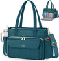 RAINSMORE Teacher Bag for Women, 15.6" Laptop Work Tote, 40oz Cup Holder | by RAINSMORE