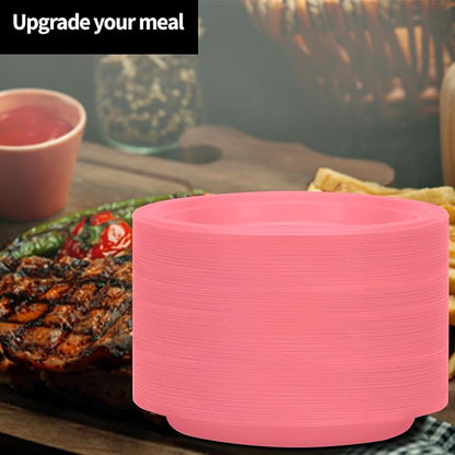 Hanna K. Signature Pink Plastic Plates - Image 5