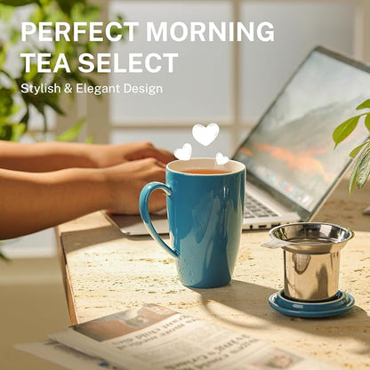 Sweese 15 OZ Porcelain Tea Mug - Image 5