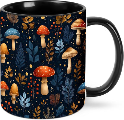 Mushroom Coffee Mug 11 Ounce Mugs Ceramic Tea Cup Drinking Water Cups | Novelty by FyLybois