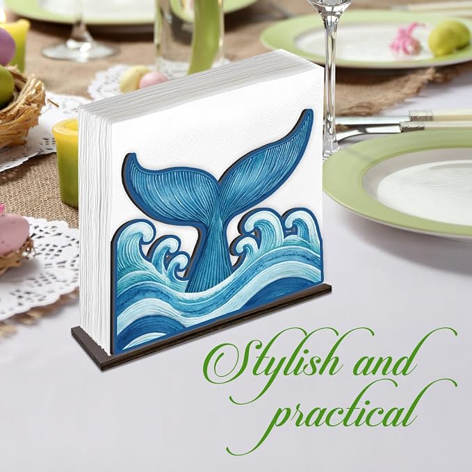 Whale Tail Napkin Holder for Table - Image 5