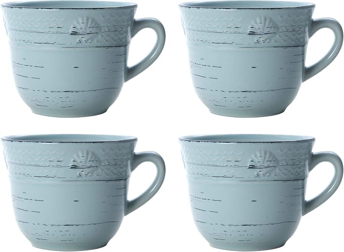 Pfaltzgraff Trellis Coastal 16-Piece Dinnerware Set - Image 7