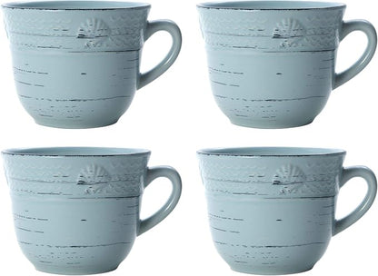 Pfaltzgraff Trellis Coastal 16-Piece Dinnerware Set - Image 7