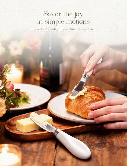 Stainless Steel Butter Spreader Knife 4 Pack - Image 6