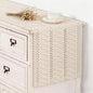 Ivory Boho Table Runner Farmhouse Macrame Woven Table Runner 12x90 Inch | Small by MLMC