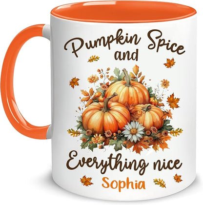 Hyturtle Personalized Fall Autumn Mug Gifts by Hyturtle
