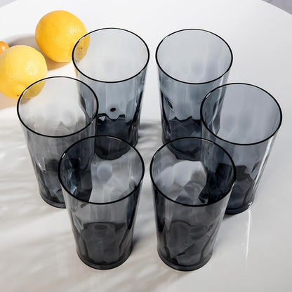 JGIRL Unbreakable Plastic Drinking Glasses, 16 Ounces | 16 oz plastic Tumbler - Image 5