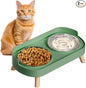 Elevated Cat Bowl, Raised Cat Food and Water Bowl Set by HIAIEVIY